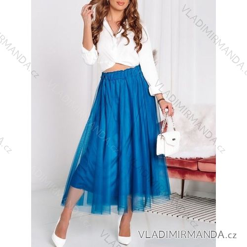 Langer Tüllrock für Damen (Einheitsgröße S/M) ITALIAN FASHION IMWD231265