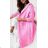Kleid mit 3/4 Ärmeltasche für Damen (uni sl) ITALIAN Fashion IM3181746 pink S / M / L