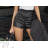 Damen-Shorts aus Kunstleder (Einheitsgröße S/M) ITALIAN FASHION IMPCF23v11008