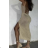 Langes, elegantes, trägerloses Damenkleid (Einheitsgröße S/M) ITALIAN FASHION IMPCF232090