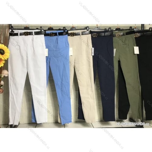 Lange Damenhose mit Gürtel (S/M EINHEITSGRÖSSE) ITALIAN FASHION IMPGM2320867