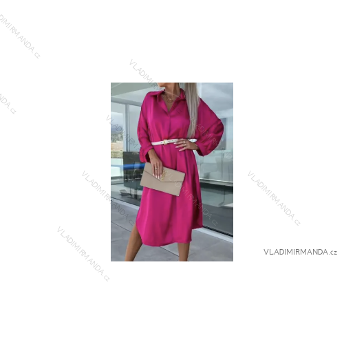 Langarm-Hemdkleid für Damen (S/M EINHEITSGRÖSSE) ITALIAN FASHION IMPGM2310704