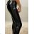Isolierte glänzende Latex-Leggings für Damen (S/M, M/L, L/XL) TURKISH FASHION TM920ENLEG-8428 Grün S/M
