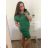 Kurzärmliges Oversize-Kleid für Damen in Übergröße (3XL/4XL ONE SIZE) ITALIAN FASHION IMC23132