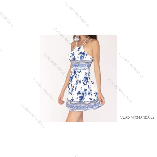 Ärmelloses Sommerkleid für Damen (Einheitsgröße S/M) ITALIAN FASHION IMPBB23A1449