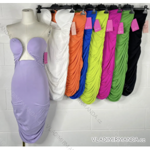 Elegantes ärmelloses Carmen-Sommerkleid für Damen (S/M EINHEITSGRÖSSE) ITALIAN FASHION IMPBB23A3879.