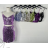 Damen-Crop-Top mit funkelnden Pailletten und Trägern (Einheitsgröße S/M) ITALIAN FASHION IMPBB24O2150
