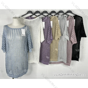 Damen-Tunika mit 3/4-langen Ärmeln (Einheitsgröße S/M) ITALIAN FASHION IMPBB23YC1146