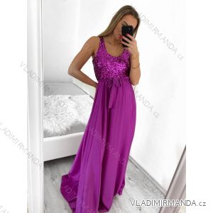 Langes, elegantes, ärmelloses Damenkleid (Einheitsgröße S/M) ITALIAN FASHION IMPLP2357280016
