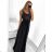 Langes, elegantes, ärmelloses Damenkleid (Einheitsgröße S/M) ITALIAN FASHION IMPLP2357280016