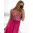 Langes, elegantes, ärmelloses Damenkleid (Einheitsgröße S/M) ITALIAN FASHION IMPLP2357280016