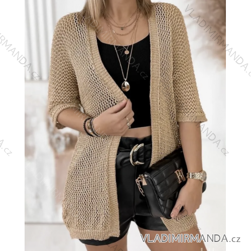 3/4-Langarm-Cardigan für Damen (Einheitsgröße S/M) ITALIAN FASHION IMPGM238721