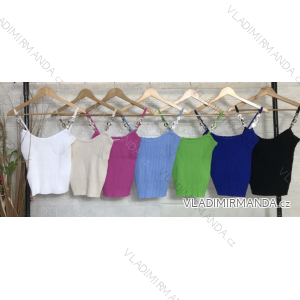 Damen-Crop-Top mit Trägern (S/M EINHEITSGRÖSSE) ITALIAN FASHION IMPGM237223