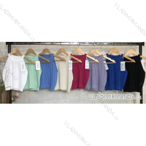 Ärmelloses Crop-Top für Damen (S/M EINHEITSGRÖSSE) ITALIAN FASHION IMPGM233931