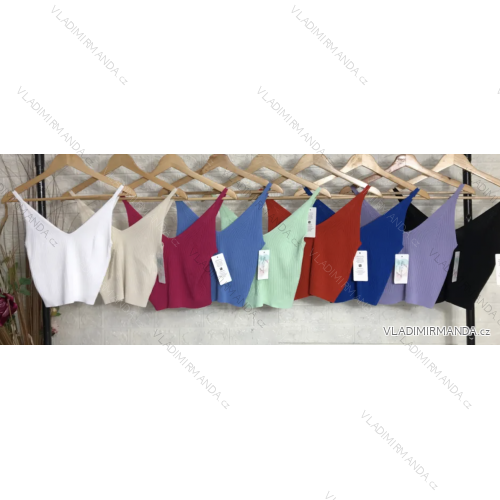 Trägerloses Crop-Top für Damen (S/M ONE SIZE) ITALIAN FASHION IMPGM231085