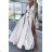 Langes, elegantes Sommerkleid für Damen mit Trägern (S/M EINHEITSGRÖSSE) ITALIAN FASHION IMPGM2310701