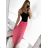 Chiffon Rock Long Ladies (uni sl) ITALIENISCHER MODUS IM319678 S/M hellrosa