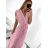 Kleid mit 3/4 Ärmeltasche für Damen (uni sl) ITALIAN Fashion IM3181746