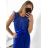 Šaty elegantní krátké bez rukávu společenské dámské (S/M ONE SIZE) ITALSKÁ MÓDA IMM22Q52233 schwarz