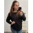Langarm-Tunika/Bluse für Damen (S/M/L/XL/2XL Einheitsgröße) ITALIAN FASHION IMPGM235734