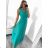 Langes, elegantes, trägerloses Ballkleid für Damen (Einheitsgröße S/M) ITALIAN FASHION IM3235032
