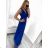 Langes, elegantes, trägerloses Ballkleid für Damen (Einheitsgröße S/M) ITALIAN FASHION IM3235032