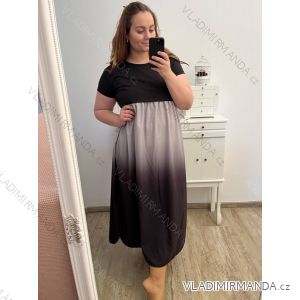 Langärmliges Damenkleid in Übergröße (XL/2XL/3XL Einheitsgröße) ITALIAN FASHION IM423ANTICONA