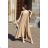 Langes Sommerkleid mit Trägern für Damen (S/M ONE SIZE) ITALIAN FASHION IMD23239