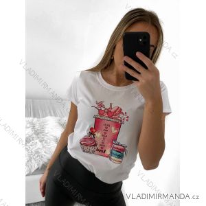 T-Shirt Kurzarm Frauen (UNI S-M) ITALIENISCHE MODE IMM20330