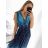 Šaty košilové dlouhý rukáv dámské (S/M ONE SIZE) ITALSKÁ MODA IMB229927 M / L rot