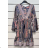 Langarmkleid für Damen (S/M EINHEITSGRÖSSE) ITALIAN FASHION IMPSH235001V