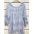 Damen-Tunika mit langen Ärmeln in Übergröße (Einheitsgröße S/M) ITALIAN FASHION IMPSH237616